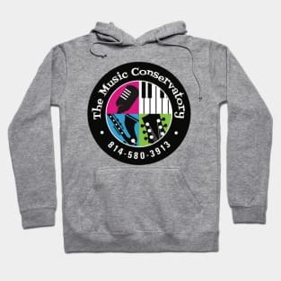 Official Music Conservatory Merchandise Black Logo Hoodie